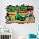 Wall Stickers: Hole Bob the builder 4