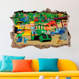 Wall Stickers: Hole Bob the builder 5