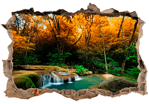 Wall Stickers: Hole Spring in the forest