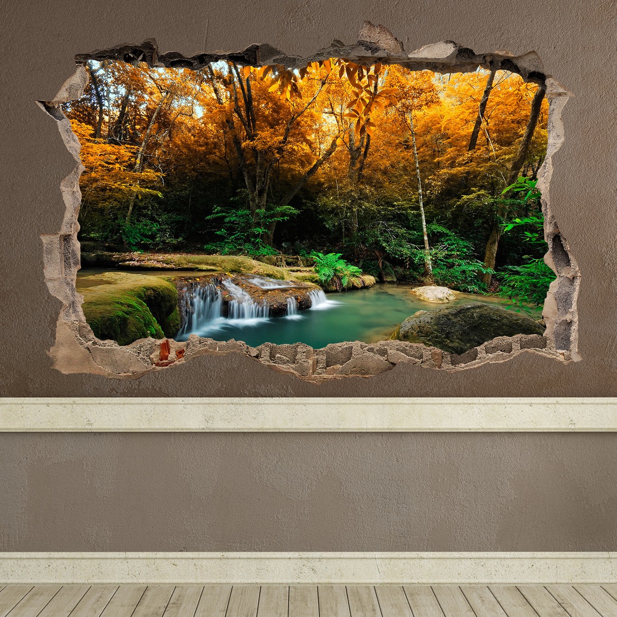 Wall Stickers: Hole Spring in the forest