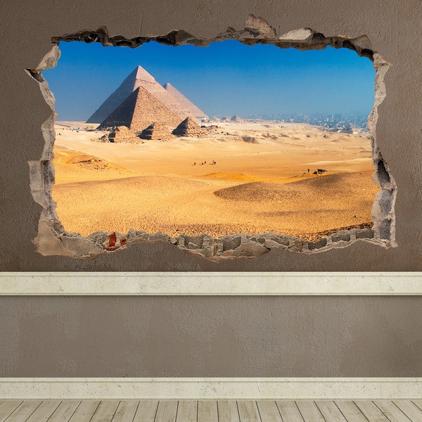 Wall Stickers: Hole Pyramids of Giza