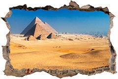 Wall Stickers: Hole Pyramids of Giza 3