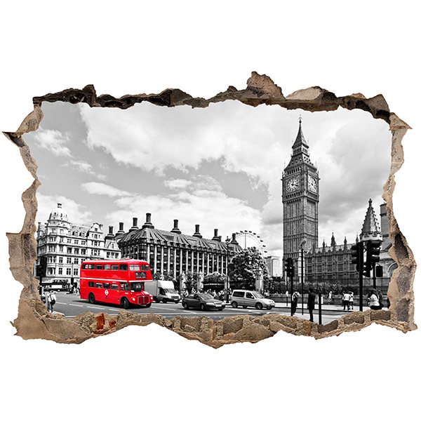 Wall Stickers: Hole Big Ben London