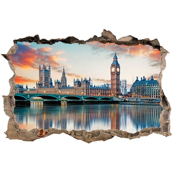 Wall Stickers: Hole London from the Thames