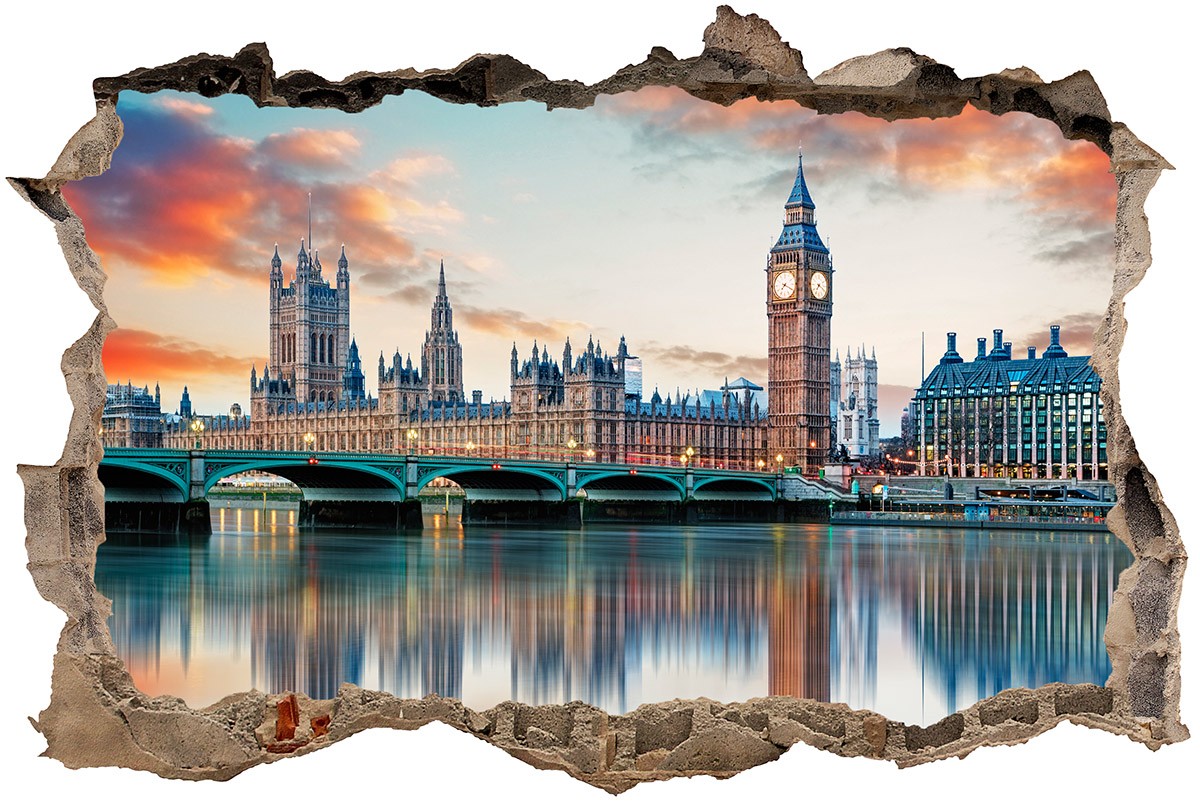 Wall Stickers: Hole London from the Thames