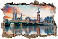 Wall Stickers: Hole London from the Thames 3