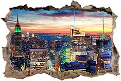 Wall Stickers: Hole New York at nigh 3