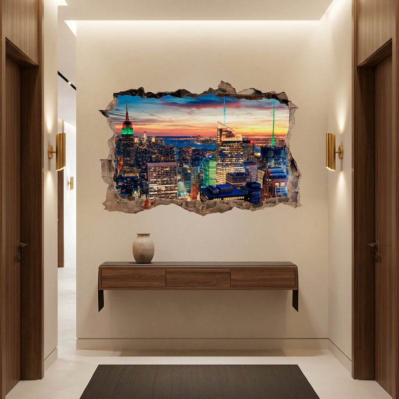 Wall Stickers: Hole New York at nigh