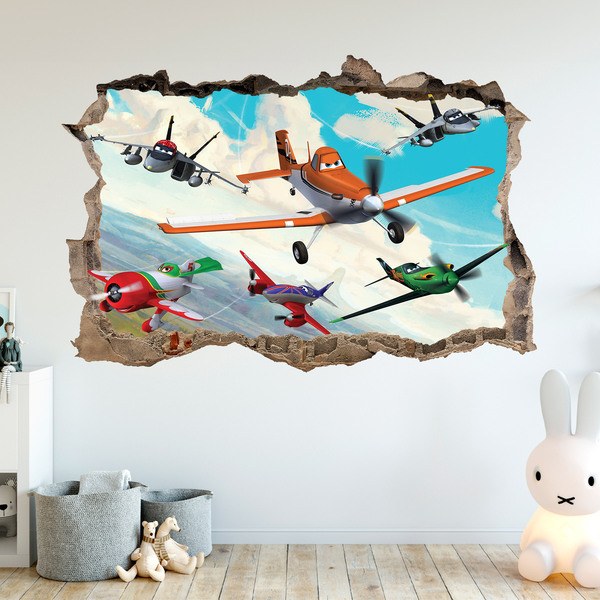 Wall Stickers: Hole Planes