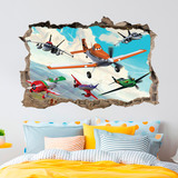 Wall Stickers: Hole Planes 3