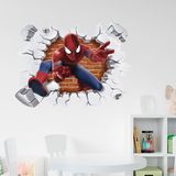 Wall Stickers: Wall hole Spiderman 5
