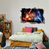 Wall Stickers: Hole The Force Awakens Star Wars 3