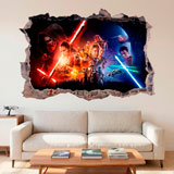 Wall Stickers: Hole The Force Awakens Star Wars 13