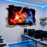 Wall Stickers: Hole The Force Awakens Star Wars 17