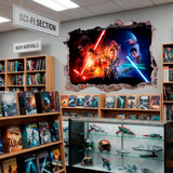Wall Stickers: Hole The Force Awakens Star Wars 18