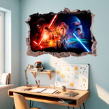 Wall Stickers: Hole The Force Awakens Star Wars 20