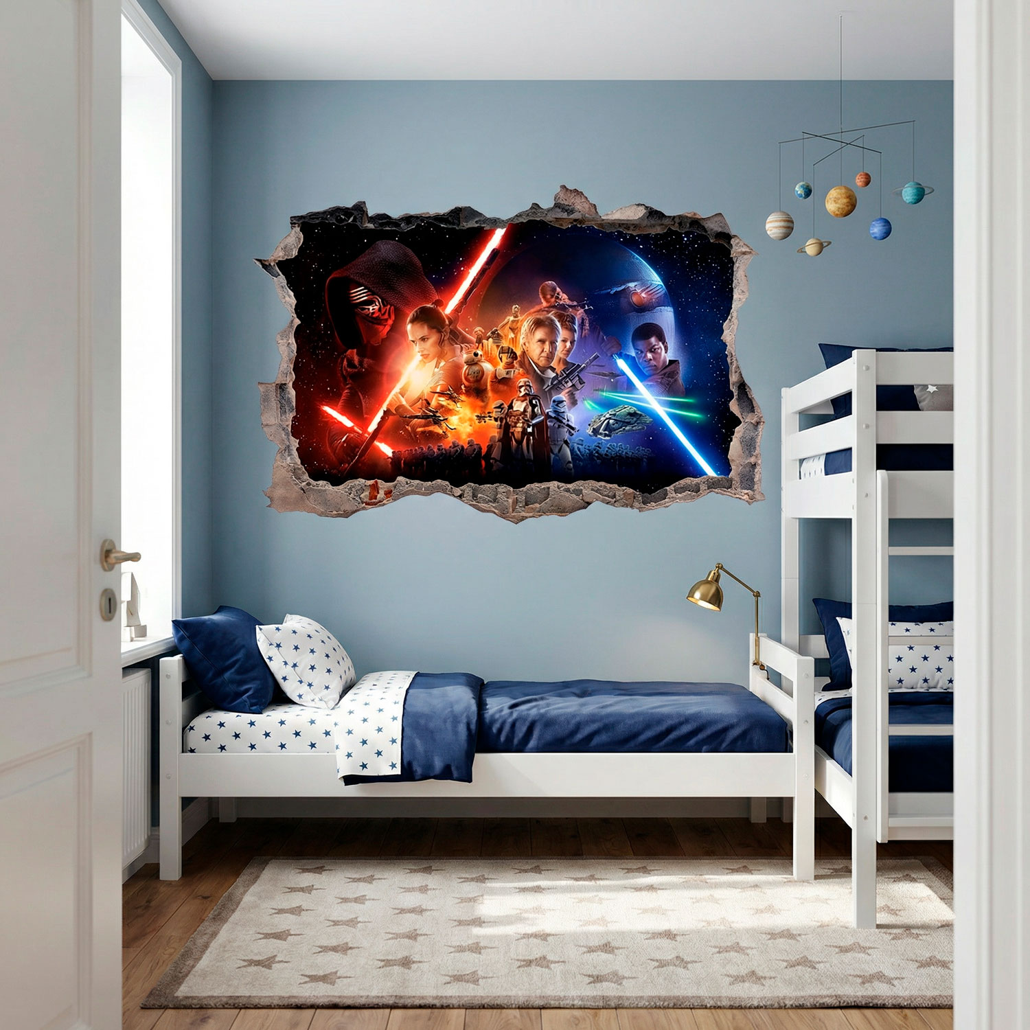 Wall Stickers: Hole The Force Awakens Star Wars