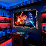 Wall Stickers: Hole The Force Awakens Star Wars 6