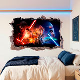 Wall Stickers: Hole The Force Awakens Star Wars 11