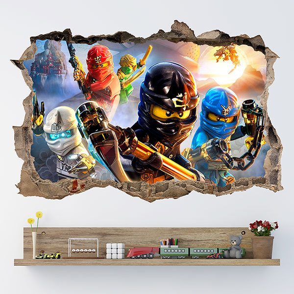 Wall Stickers: Hole Lego Ninjago