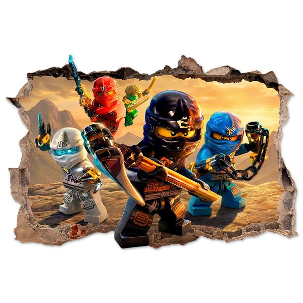 Wall Stickers: Hole Lego Ninjago