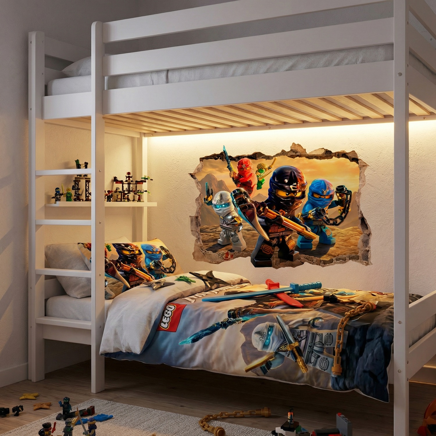 Wall Stickers: Hole Lego Ninjago