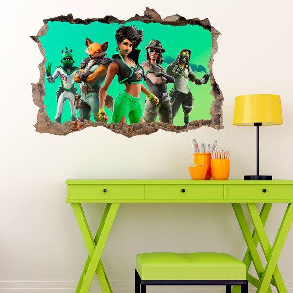 Wall Stickers: Fortnite players