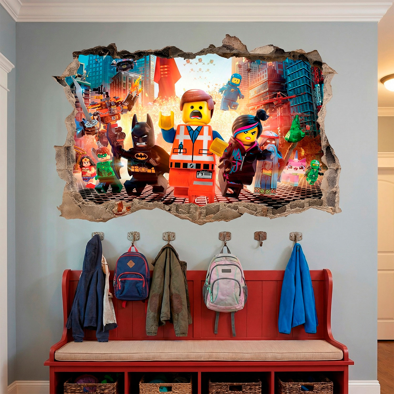 Wall Stickers: Lego, characters in the city