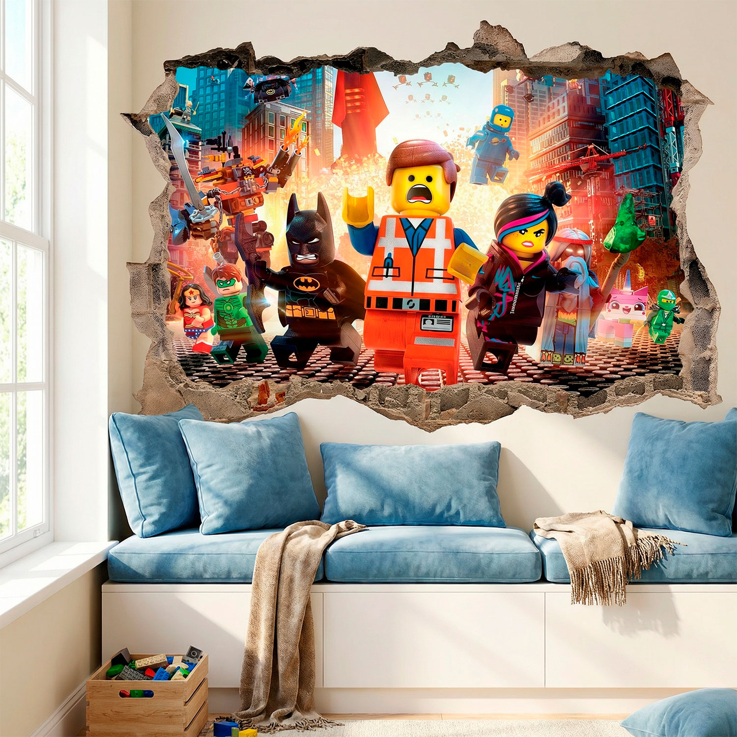 Wall Stickers: Lego, characters in the city