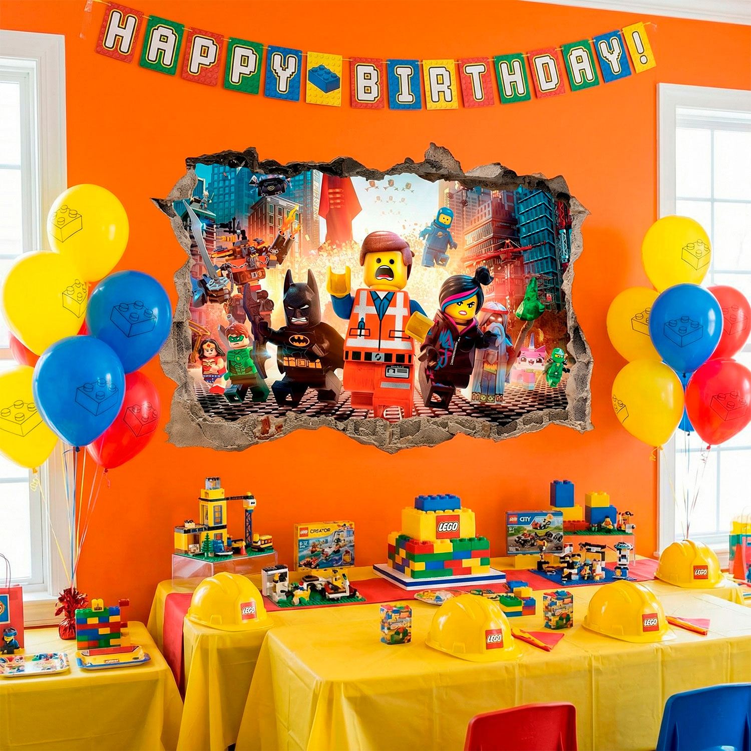 Wall Stickers: Lego, characters in the city