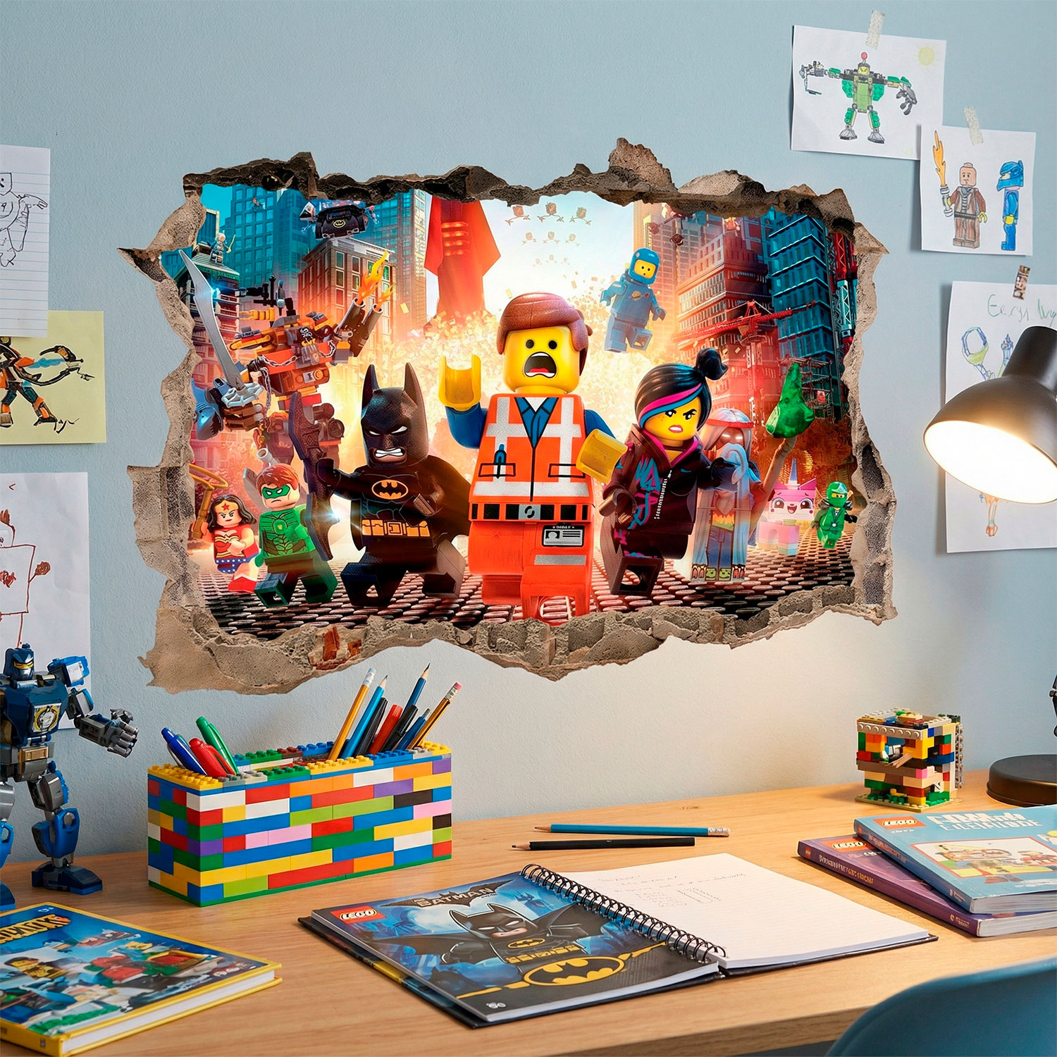 Wall Stickers: Lego, characters in the city