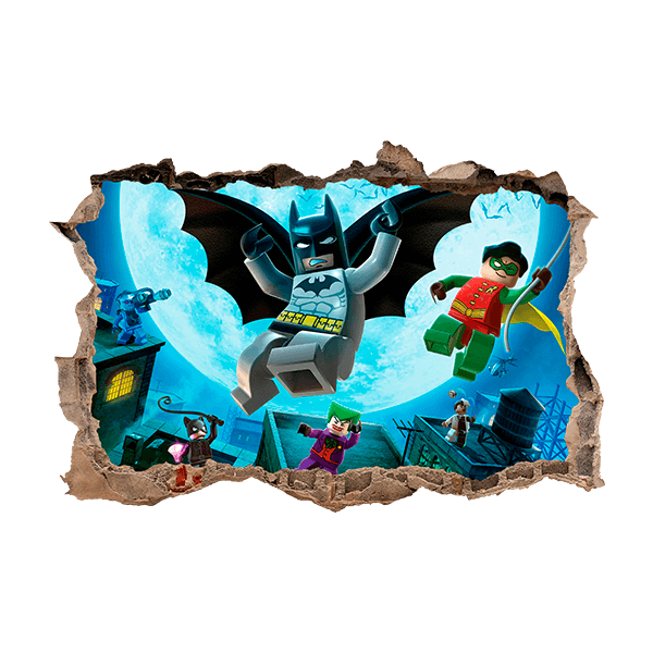Wall Stickers: Lego, Batman and Robin 0
