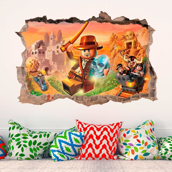 Wall Stickers: Lego, Indiana Jones and the Lost Skull