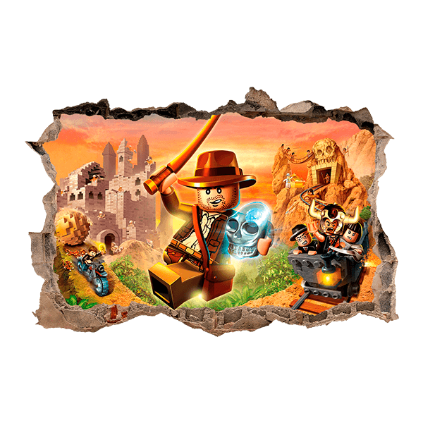 Wall Stickers: Lego, Indiana Jones and the Lost Skull