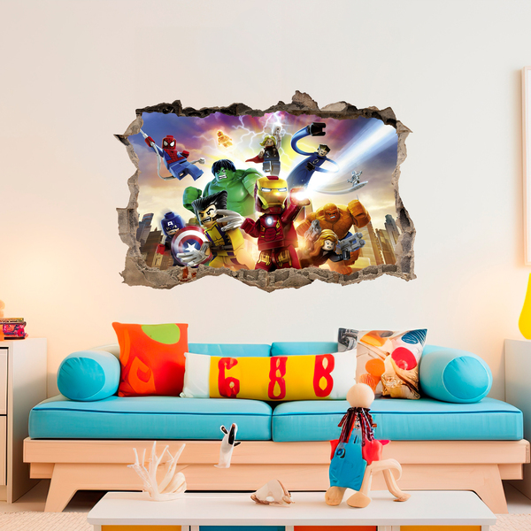 Wall Stickers: Lego, the Avengers