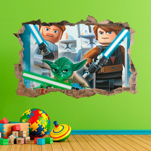 Wall Stickers: Lego, Star wars laser swords 1