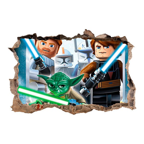 Wall Stickers: Lego, Star wars laser swords