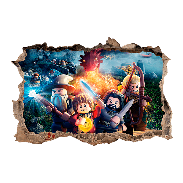 Wall Stickers: Lego, the adventures of the Hobbit