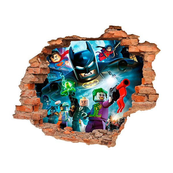 Wall Stickers: Lego, Villains in Gotham