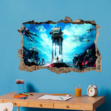 Wall Stickers: Battle of Hoth 4