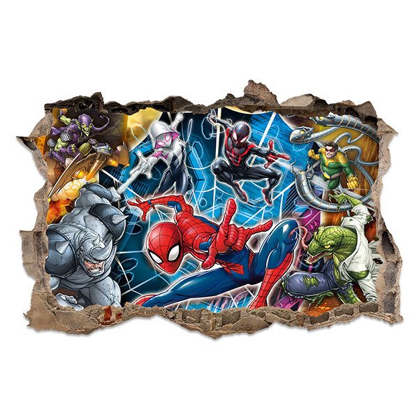 Wall Stickers: Spider-Man and his enemies