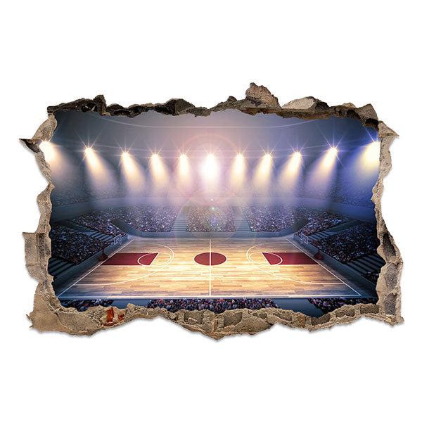 Wall Stickers: Basketball court