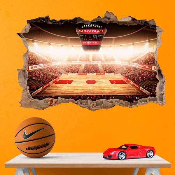 Wall Stickers: Basketball court 1