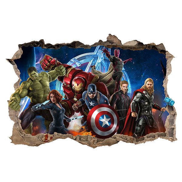 Wall Stickers: Avengers Ready for Battle