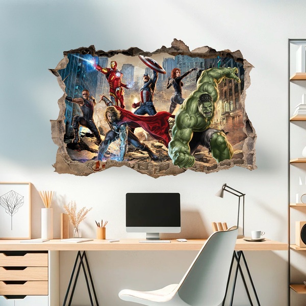 Wall Stickers: Avengers in the City