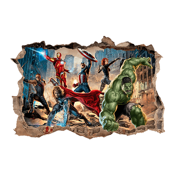 Wall Stickers: Avengers in the City 0