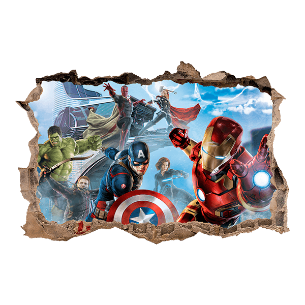 Wall Stickers: Avengers in Action 0