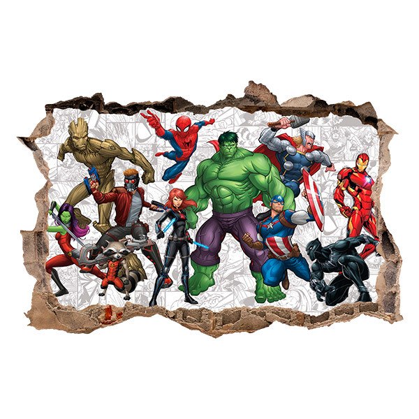 Wall Stickers: Avengers Comic