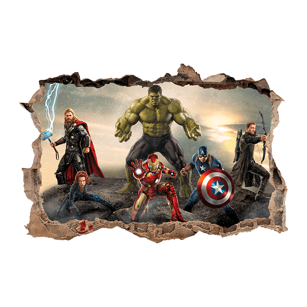 Wall Stickers: Avengers Battle