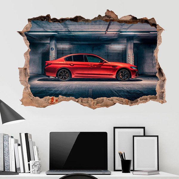 Wall Stickers: BMW in the Garage